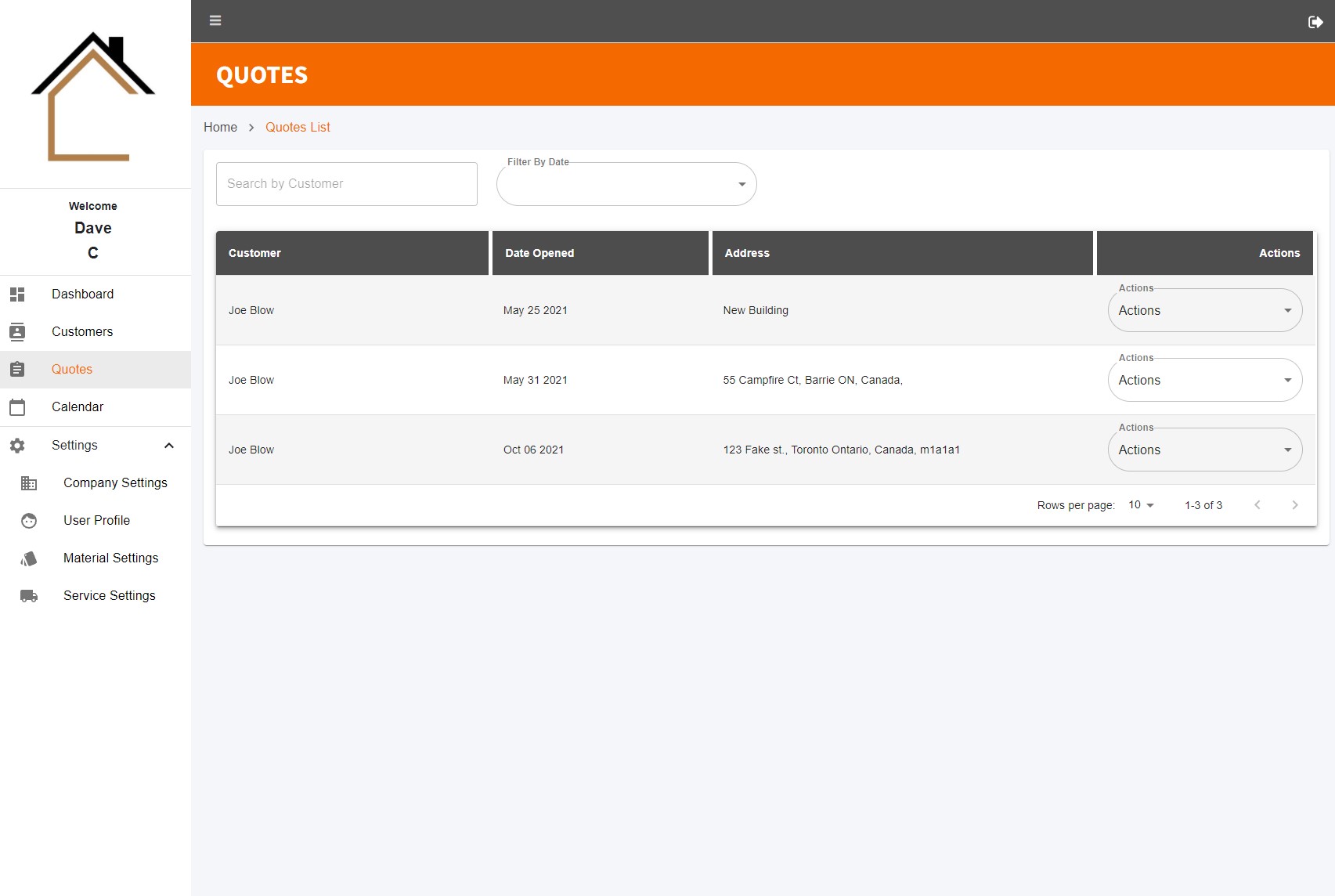 project screenshot